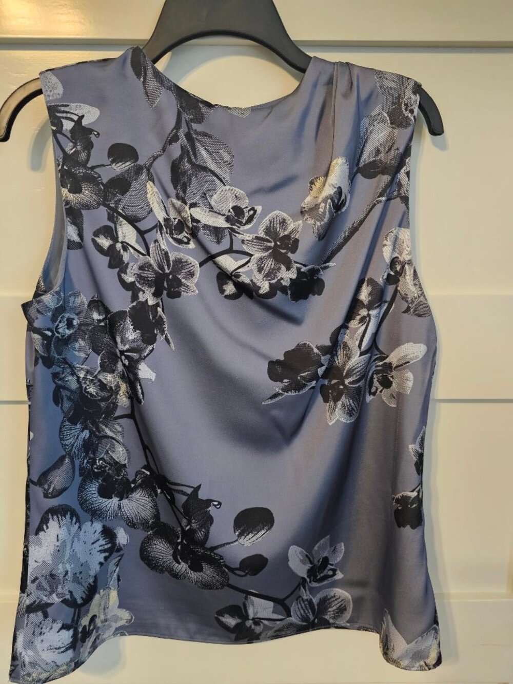 Calvin Klein Sleeveless Floral Print Blouse, Size Medium, New w/Tags
